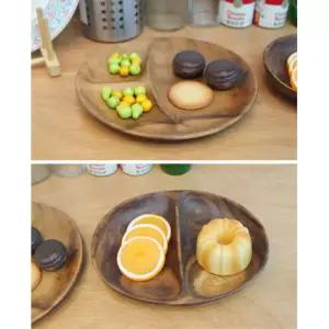 나무 나눔 간식 다과 그릇 안주 접시 1인가구 찬기 집들이선물 자취생 과일