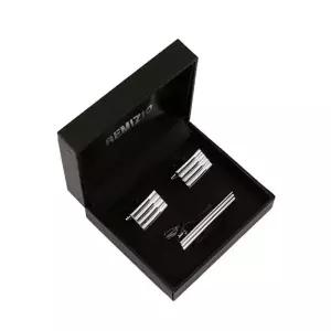 SASF23032 BJ 넥타이핀 커프스버튼 수트 악세사리 세트남성 패션 디자인 넥타이삔 잡화 커프링크 남자