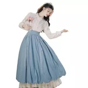 레트로 개화기 A라인 투피스 경성시대 의상