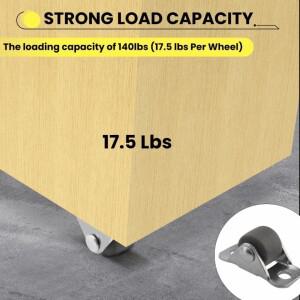 4pcs 1/2 인치 가구 미니 소형 캐스터 스틸 탑 플레이트 다기능 서랍 슬라이드 휠 풀리 고무 롤러