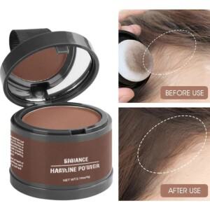 1병 헤어 라인 파우더 블랙 루트 업 천연 인스턴트 섀도우 컨실러 커버리지 페인트 수리 방수 채우기