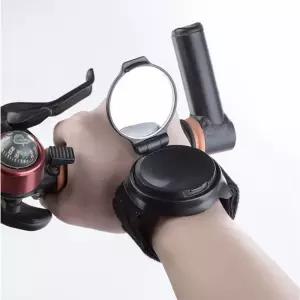 자전거 손목 백미러 후사경 1개 사이드 오토바이 휴대용 라이딩 보조거울