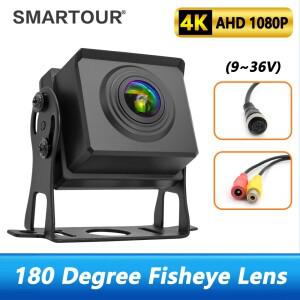 스마트투어 자동차 트럭 카메라 AHD 1080P 스쿨버스 트레일러 픽업트럭 RV 후방 백업 비전 24V 지원