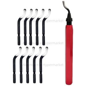 RB1000 금속 핸들 버 디버링 도구 세트 10피스 BS1010  PVC 플라스틱 3D 프린팅용 로터리 블레이드 교체