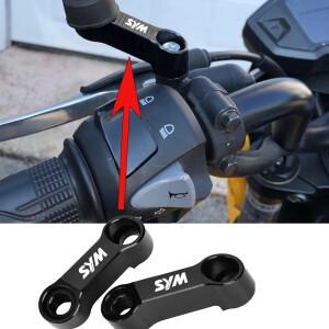 2pcs 바이크 오토바이 백미러 확장 라이저 익스텐더 어댑터 용품 산양 SYM 용 후면보기 기본