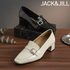 [잭앤질] 블랙라벨 양가죽 에끌레어 엠보 쿠션 펌프스(JA6130)