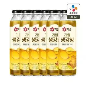 [CJ제일제당]백설 리얼 생강청 310ml x6개