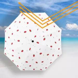 미니 3단 접이식 암막 우산 귀여운 양산 우의