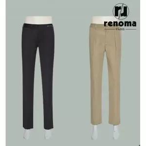 [롯데백화점]레노마 SS 봄여름 2종택일 블랙,베이지 스트레치 프리미엄 슬랙스바지 RQAMBP01A07A