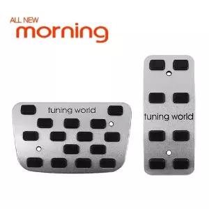 디퓨젼 튜닝페달 올뉴모닝 2P 엑셀 브레이크 커버순정형자인 패드 패달 논슬립 용품 자동차 차량