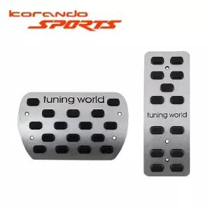 디퓨젼 튜닝페달 코란도스포츠 2P 엑셀 브레이크 커버순정형자인 패드 패달 논슬립 용품 자동차 차량
