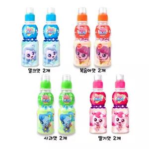 캐치티니핑 페트 음료 4종 밀크맛+사과맛+딸기맛+복숭아맛 200ml 8개