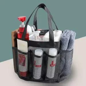 목욕탕 ELP677N1 물빠짐 그물 가방 비치백 메쉬 포켓 수영가방