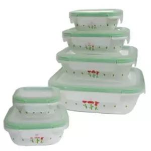 코렐 루즈트리오 반찬통 직사각 200mL 냉장보관 밀폐음식용기 밀폐 반찬