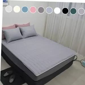 실크패드 국내생산 온수 전기 누빔 매트리스 침대커버 모음전