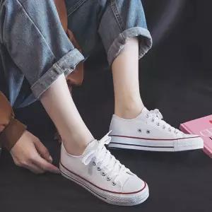 남여공용 데일리 캔버스화 편한 로우탑 스니커즈 단화 EJn8+4AQL