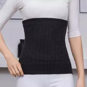 [라일리여성언더웨어] Rly 벨벳기모 방한 복대 스판 복부 허리워머 허리보온