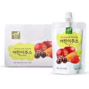 맑은농장 어린이주스 100ml 10개
