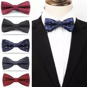 [콩심팥심]남성용 클래식 나비넥타이 신랑 혼주 보타이 웨딩 촬영 소품 돌잔치