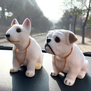 자동차 강아지 흔들이 인형 장식품 노호혼 용품차량 노호 용소품 인테리어 악세사리 실내 태양열