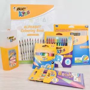 빅 키즈 컬러링 세트 60색 연필학원준비물 어린이집 유치원 교구 학교 아이선물 캠핑장난감 놀거리 연필