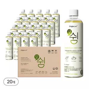 오리진케어 당쉼 식후 혈당 케어 바나바잎차 돼지감자차 여주차 뽕잎차 기능성표시식품 500ml 20개