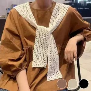 여름용 니트 여성 숄 케이프 가디건 바람막이 외출용