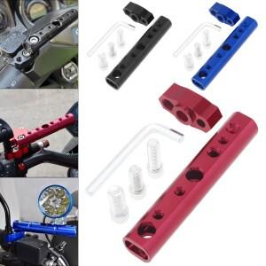 바이크 오토바이 네비게이션 충전기 브래킷 마운트 회전 알루미늄 합금 백미러 스포트라이트 크로스바 확장