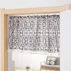 주방 바란스 커튼 린넨 레이스 가리개 가림막 60x143 칸막이 창문 작은