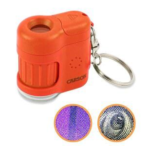 주황색(MM 280O) UV 손전등 20배 경 조명 포켓 LED 카슨 및 컴팩트 미니