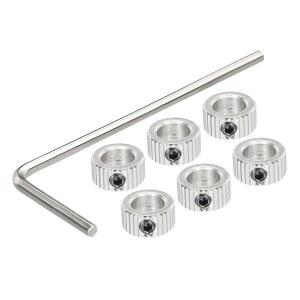 RC 비행기 모델 원격 항공기용 렌치가 있는 MECCANIXITY 6Pcs 랜딩 기어 스토퍼 6.1 x 10mm / 0.24