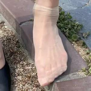 발목 양말 시스루 스타킹 연커피색 5켤레 편안한 착용감