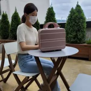 로즈골드 레디백 미니캐리어 14인치 서머기내용 가방 여행 파우치 소형 레디