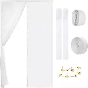 마그네틱 스크린 도어 - 셀프 씰링 헤비 듀티 핸즈프리 메시 파티션으로 반려동물과 에게 친숙하게 벌레가