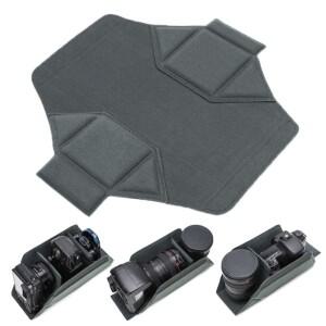 방습 카메라 렌즈 내부 가방 임팩 흡수 내마모성 DSLR 보호 공구가방 긁힘 방지