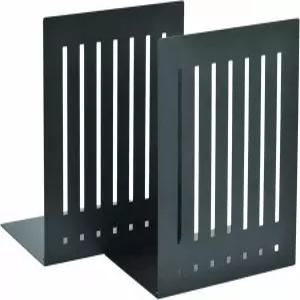 뱅크 서플라이의 스틸마스터 6인치 헤비 듀티 북엔드 스크래치 방지 마감 게이지 소재 미끄럼 패딩 베이스