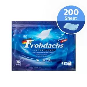 프로닥스 고농축 시트 세탁세제 20매x10팩총 200매드럼세탁기 통돌이 공용 중성 종이세제 190111