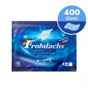 프로닥스 고농축 시트 세탁세제 20매x20팩총 400매드럼세탁기 통돌이 공용 중성 종이세제 190109