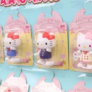 헬로키티 태엽 피규어 ver2 아장아장 완구 비식품 1타 8개입티어 취미용어 수집용어 미니어 산리오어 걷는