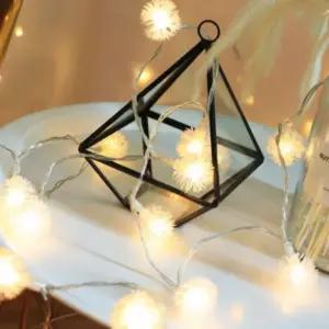 눈꽃 모양 전구 와이어 6미터 장식용 줄 조명 ELD가랜드 LED 건전지 점멸 스트링 눈송이 무드등 어렌델 알