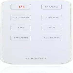 무아스 LED 벽시계 리모컨(3D 빅 플러스(화이트/듀얼)