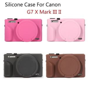 캐논 G7X Mark III ll 바디용 소프트 실리콘 케이스 렌즈 보호대 포함 고무 가방