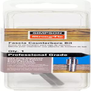 심슨 스트롱 타이 FSBIT 페시아 카운터보어 비트 - 타입 316 스테인리스 스틸