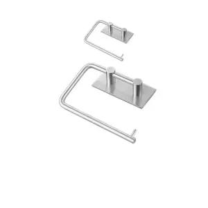 욕실 분위기를 살려주는 무타공 스텐 휴지걸이 X 2개화장지 용품 수납 두루마리 선반 업소용