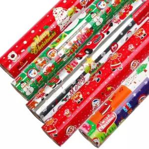 뽀로로 크리스마스 롤 포장지 53cmx12m 랜덤발송 선물 부활절 어린이집 답례품책비닐 은박 봉투 캐릭터 큰