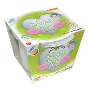 점토 14000점토 도너랜드 천사점토 140g 하양 벌크 칼라점토