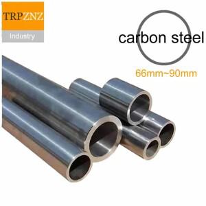 두꺼운 얇은  원형 탄소강 파이프 가공 및 용접 용이 대구경 OD66mm  90mm 정밀 튜브 다리미