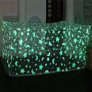 ( )야광 별달 사각 모기장 침대 모기장 텐트 야외 캠핑