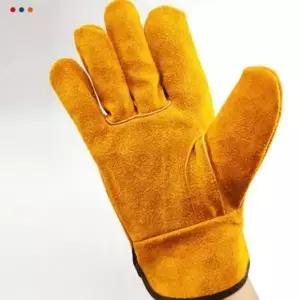 ( )보호 화로 장갑 바베큐 작업 안전 캠핑 캠핑화로 소가죽