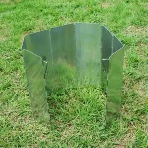 (타입 10단)캠핑 버너 바람막이 접이식 캠핑 윈드스크린